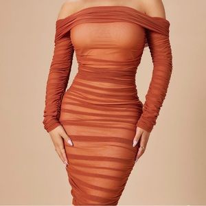 Brand new ruched dress!!!